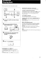 Preview for 7 page of Sony TC-K561S Operating Instructions Manual