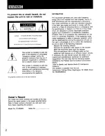 Preview for 2 page of Sony TC-K850ES Operating Instructions Manual