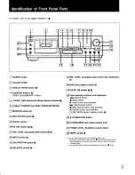 Preview for 5 page of Sony TC-K850ES Operating Instructions Manual