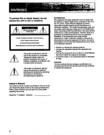 Preview for 2 page of Sony TC-K909ES Operating Instructions Manual