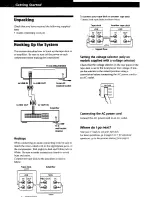 Preview for 4 page of Sony TC-KA1ESA - Cassette Deck Operating Instructions Manual