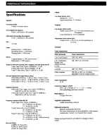 Preview for 14 page of Sony TC-KA1ESA - Cassette Deck Operating Instructions Manual