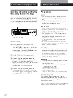 Preview for 10 page of Sony TC-KB820S Operating Instructions Manual