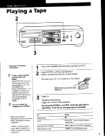 Preview for 5 page of Sony TC-KE200 Operating Instructions Manual