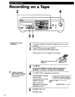 Preview for 6 page of Sony TC-KE200 Operating Instructions Manual