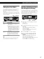 Preview for 11 page of Sony TC-KE240 Operating Instructions Manual