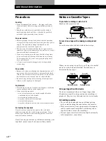 Preview for 14 page of Sony TC-KE240 Operating Instructions Manual