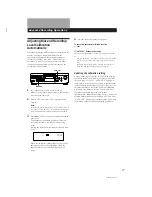 Preview for 9 page of Sony TC-KE300 Operating Instructions Manual