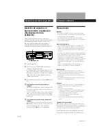 Preview for 38 page of Sony TC-KE300 Operating Instructions Manual