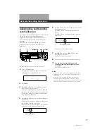 Preview for 9 page of Sony TC-KE600S Operating Instructions Manual