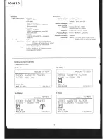 Preview for 2 page of Sony TC-PB10 Service Manual