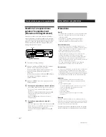 Preview for 25 page of Sony TC-RX300 Operating Instructions Manual