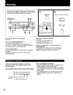 Preview for 10 page of Sony TC-RX410 Operating Instructions Manual