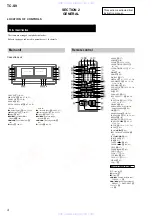 Preview for 4 page of Sony TC-S9 Service Manual