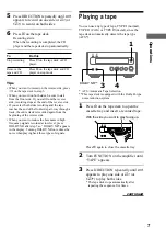 Preview for 7 page of Sony TC-SP55 Operating Instructions Manual