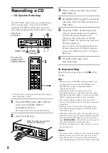 Preview for 8 page of Sony TC-TX313 Operating Instructions Manual