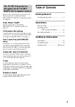 Preview for 3 page of Sony TC-TX373 Operating Instructions Manual