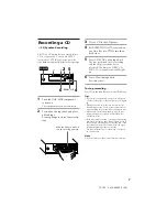 Preview for 7 page of Sony TC-TX5 Operating Instructions Manual