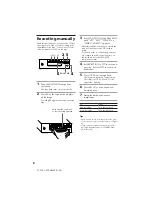 Preview for 8 page of Sony TC-TX5 Operating Instructions Manual