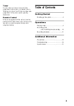 Preview for 3 page of Sony TC-TX595 Operating Instructions Manual