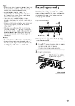 Preview for 11 page of Sony TC-TX595 Operating Instructions Manual