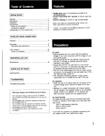 Предварительный просмотр 3 страницы Sony TC-W310 Operating Instructions Manual