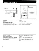 Preview for 8 page of Sony TC-W310 Operating Instructions Manual