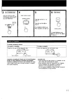 Preview for 11 page of Sony TC-W310 Operating Instructions Manual