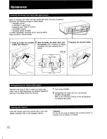 Предварительный просмотр 12 страницы Sony TC-W310 Operating Instructions Manual