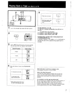 Preview for 7 page of Sony TC-W320 - Stereo Double Cassette Deck Operating Instructions Manual