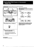 Preview for 8 page of Sony TC-W435 Operating Instructions Manual