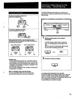 Предварительный просмотр 13 страницы Sony TC-W435 Operating Instructions Manual