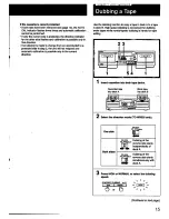 Предварительный просмотр 15 страницы Sony TC-W435 Operating Instructions Manual