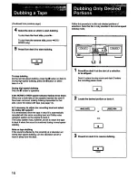 Предварительный просмотр 16 страницы Sony TC-W435 Operating Instructions Manual