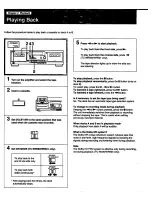 Preview for 7 page of Sony TC-W490 Operating Instructions Manual