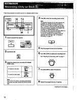 Preview for 10 page of Sony TC-W490 Operating Instructions Manual