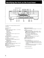 Preview for 6 page of Sony TC-WA8ES Operating Instructions Manual