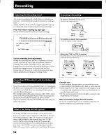 Preview for 14 page of Sony TC-WA8ES Operating Instructions Manual