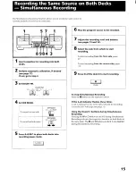 Preview for 15 page of Sony TC-WA8ES Operating Instructions Manual