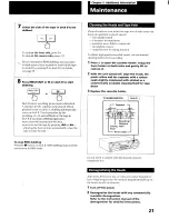 Preview for 21 page of Sony TC-WA8ES Operating Instructions Manual