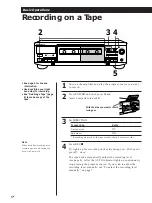 Preview for 6 page of Sony TC-WE405 Operating Instructions Manual