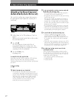 Preview for 8 page of Sony TC-WE405 Operating Instructions Manual