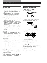 Предварительный просмотр 11 страницы Sony TC-WE405 Operating Instructions Manual