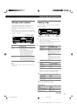 Preview for 9 page of Sony TC-WE425 - Dual Auto Reverse Cassette Operating Instructions Manual