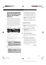 Preview for 11 page of Sony TC-WE425 - Dual Auto Reverse Cassette Operating Instructions Manual