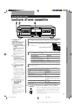 Preview for 21 page of Sony TC-WE425 - Dual Auto Reverse Cassette Operating Instructions Manual