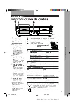 Preview for 37 page of Sony TC-WE425 - Dual Auto Reverse Cassette Operating Instructions Manual