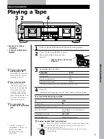 Preview for 5 page of Sony TC-WE435 Operating Instructions Manual