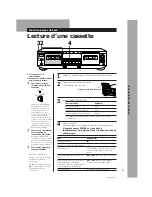 Preview for 4 page of Sony TC-WE505 (French) Instruction & Operation Manual