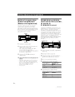 Preview for 15 page of Sony TC-WE505 (French) Instruction & Operation Manual